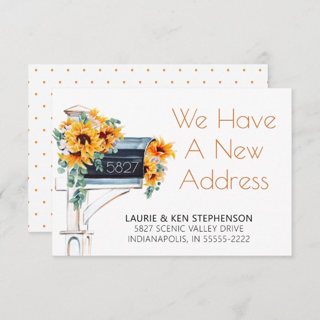 Aquarelle de boîte aux lettres Eucalyptus de tourn (Devant / Derrière)