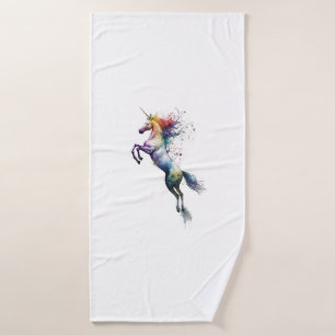 Aquarelle de couleur arc-en-ciel Abstraite d'une l