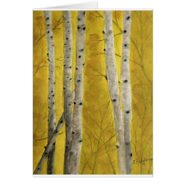 AQUARELLE DE FORÊT D'ASPEN (Devant)