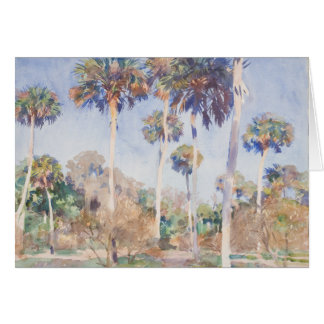 Aquarelle de John Singer Sargent - paumes