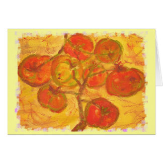 aquarelle de la grappe de tomates