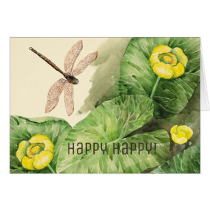 aquarelle de nénuphar