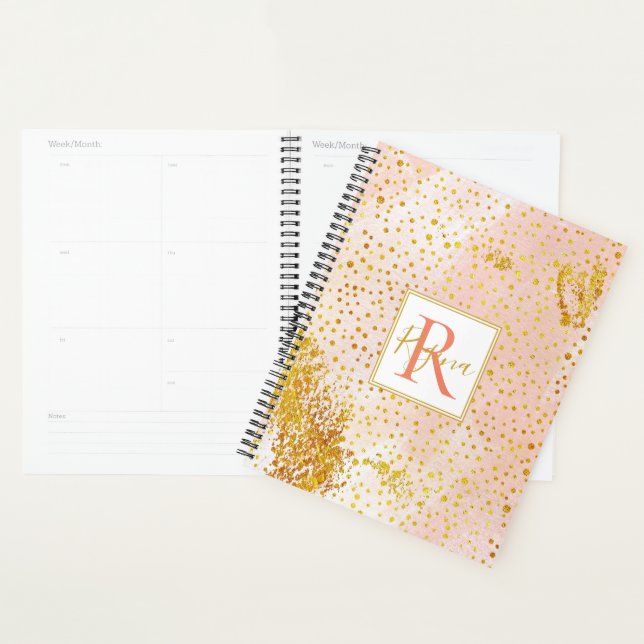 Aquarelle de pêche de corail et monogramme de conf (Devant avec enveloppe)