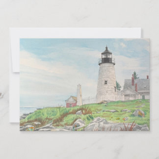 Aquarelle de Pemaquid Point