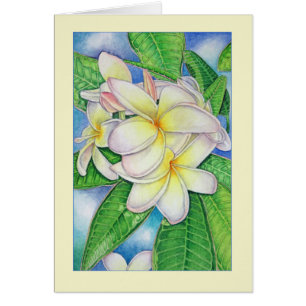 Aquarelle de Plumeria