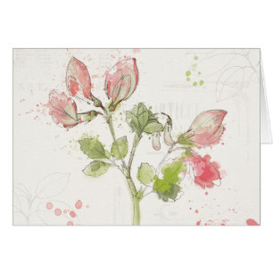 Aquarelle de pois doux