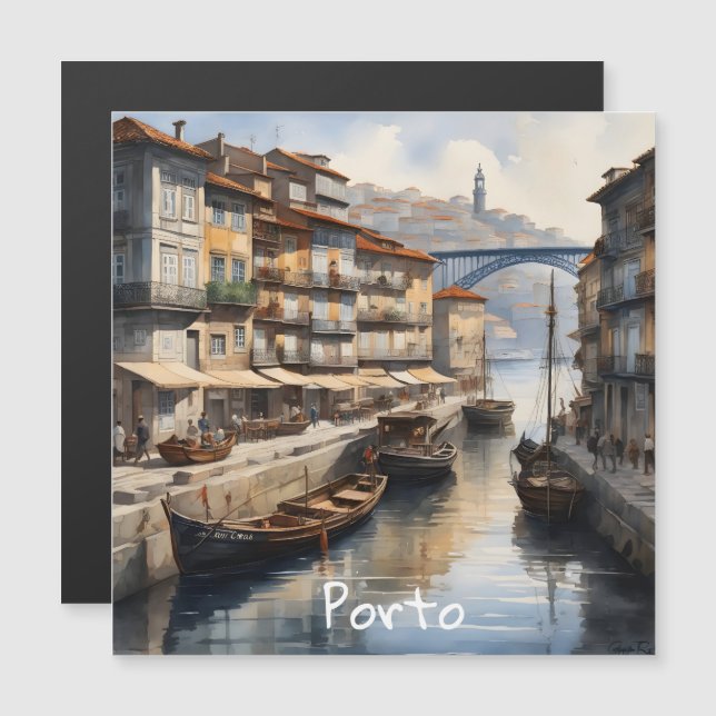Aquarelle de Porto (Devant / Derrière)