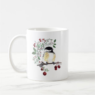 Aquarelle d'Oiseau de poulet mignonne Mug de café