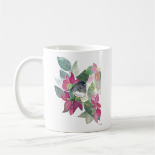 Aquarelle d'oiseaux d'Eyed Junco Art Café Mug