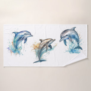 Aquarelle Dolphin Trio