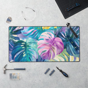 Aquarelle d'or Paradis Feuille tropical
