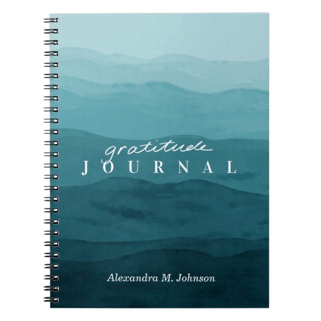 Aquarelle du journal de la satisfaction personnali (Devant)