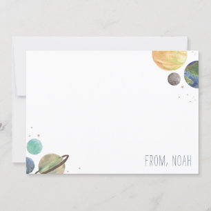 Aquarelle du système solaire