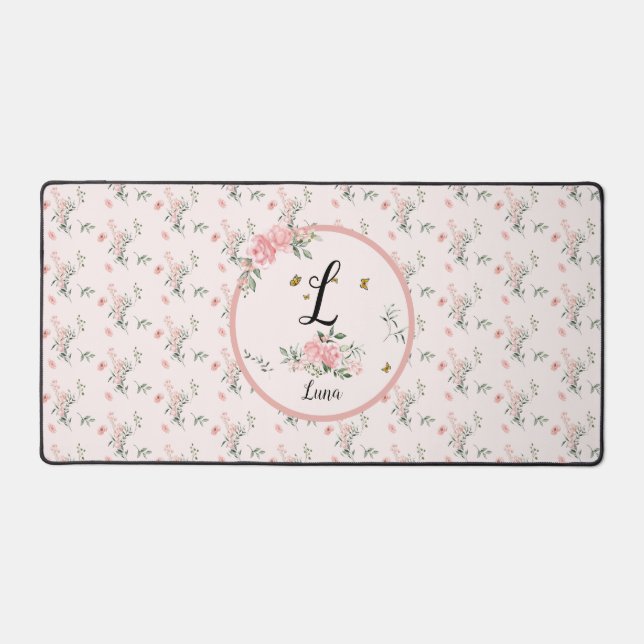 Aquarelle Elégante Roses Roses Roses Rose avec Pap (Recto)