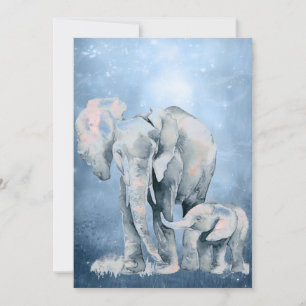 Aquarelle Éléphant Faune Nature Art animal