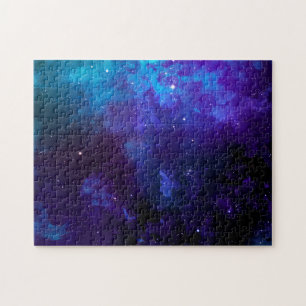 Aquarelle Espace Outerspace Étoiles Jigsaw Puzzle
