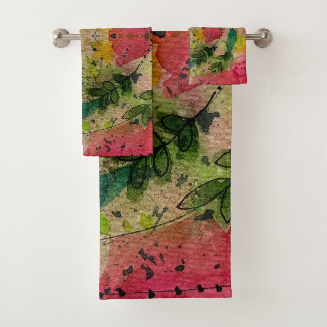 Aquarelle Et Encre Impressionnisme Abstrait Art (En situation)