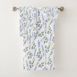 Aquarelle et Motif d'eucalyptus