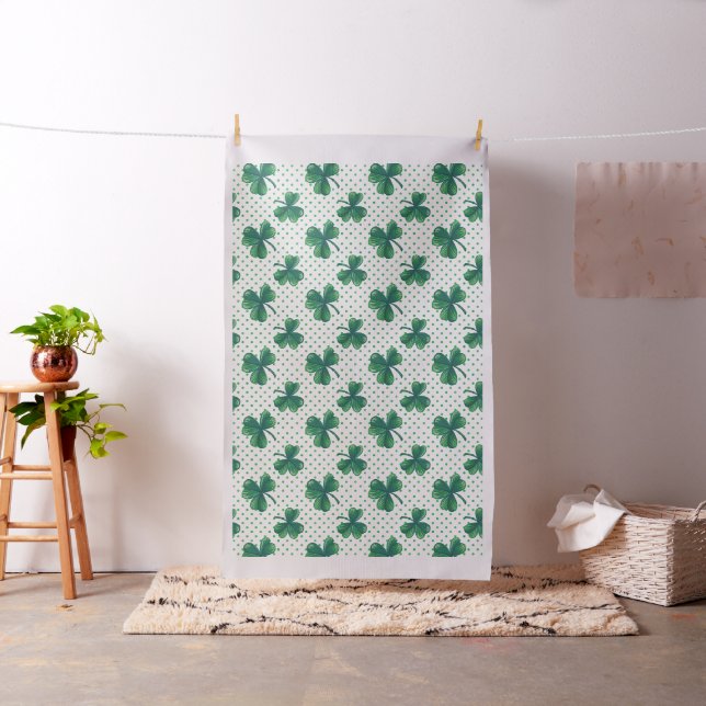 Aquarelle et tissu Motif Pois (In Situ)