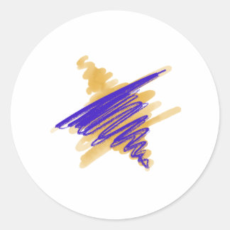 Aquarelle étoile de David Stickers