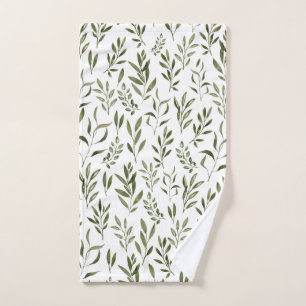 Aquarelle Eucalyptus Motif Feuille