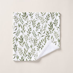 Aquarelle Eucalyptus Motif Feuille  