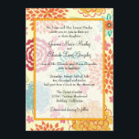 Aquarelle Faire-part de mariage florale<br><div class="desc">Si vous avez besoin de couleurs personnalisées ou d'aide pour créer votre invitation,  n'hésitez pas à me contacter à zazzlepartydepot@gmail.com . J'ai hâte de vous entendre !</div>