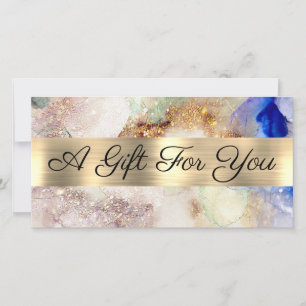 Aquarelle Faux Parties scintillant et certificat c