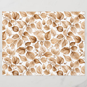 Aquarelle Feuille Motif