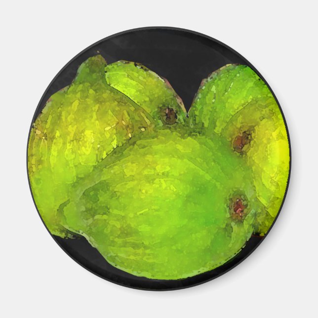 Aquarelle Figs - Aimant (Devant)