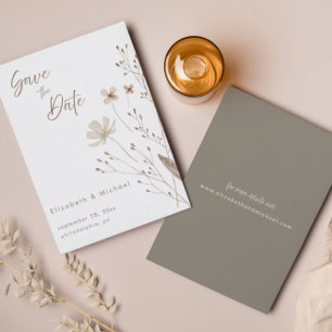 Aquarelle fleur sauvage   Enregistrer La Carte Dat