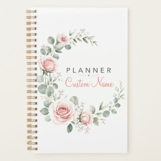 Aquarelle Fleurie Douce Blush Personnalisée Académ