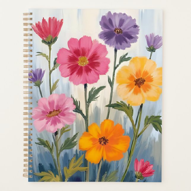 Aquarelle Fleurs Sauvages | Peinture de Champ de F (Devant)