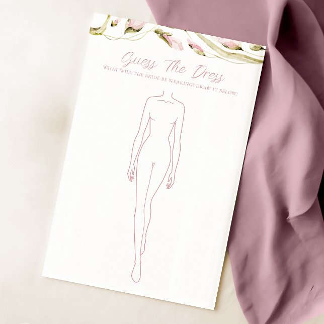 Aquarelle Floral Fête des mariées jeu de robe (Créateur téléchargé)