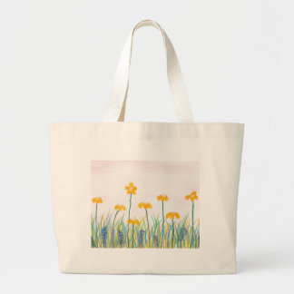 Aquarelle Floral Peinture Sac fourre-tout Jumbo