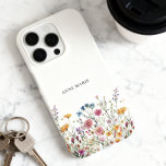 Aquarelle Floral Personnalisé iPhone 16 Pro Coque<br><div class="desc">Watercolor Floral Personnalisé iPhone 16 Pro Coque. Un design élégant et moderne avec de charmantes fleurs aquarelles et une belle typographie pour ajouter votre nom. La verdure botanique dans un design simple et propre sur un arrière - plan "blanc cassé" qui est parfait pour faire un cadeau unique pour votre...</div>