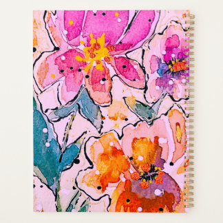Aquarelle Floral Planner