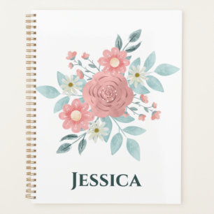 Aquarelle Floral Planner