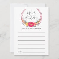 Aquarelle Floral Safari Baby shower Maman Conseil