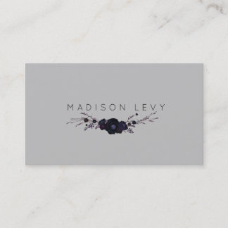Aquarelle Floral Simple Chic Cartes de visite