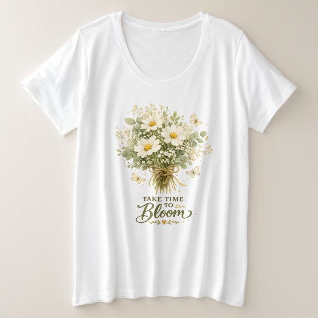 Aquarelle florale botanique (Design devant)