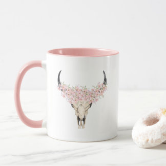 Aquarelle Florale Cerf Mug