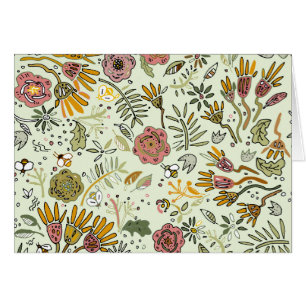 Aquarelle Florale Fleurs d'abeille Élégante Modern