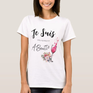 Aquarelle Florale Française À T-shirt Boutte