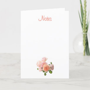 Aquarelle florale Modèle manuscrite