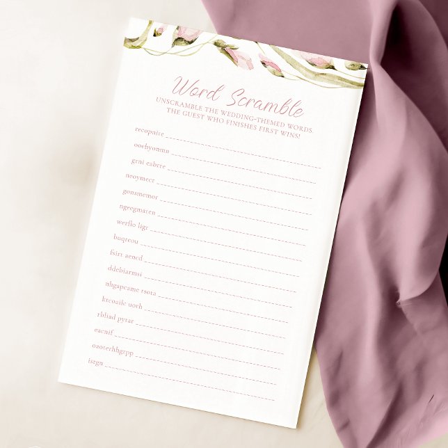 Aquarelle florale Mot d'éclair (Créateur téléchargé)