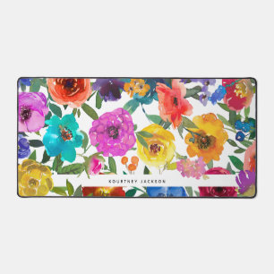 Aquarelle florale personnalisée lumineuse et audac