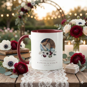 Aquarelle florale Photo Mug