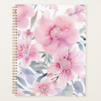 Aquarelle florale rose