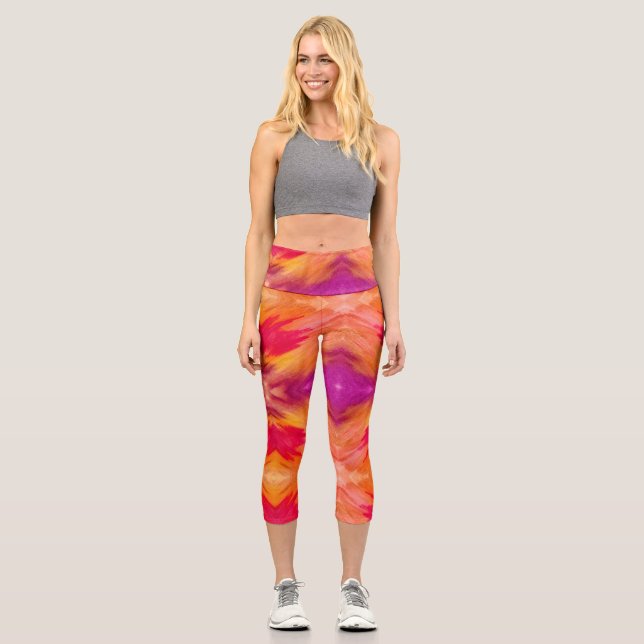 Aquarelle fluide Penciling Art Leggings (Recto)
